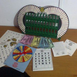 Vintage Wheel of Fortune Game